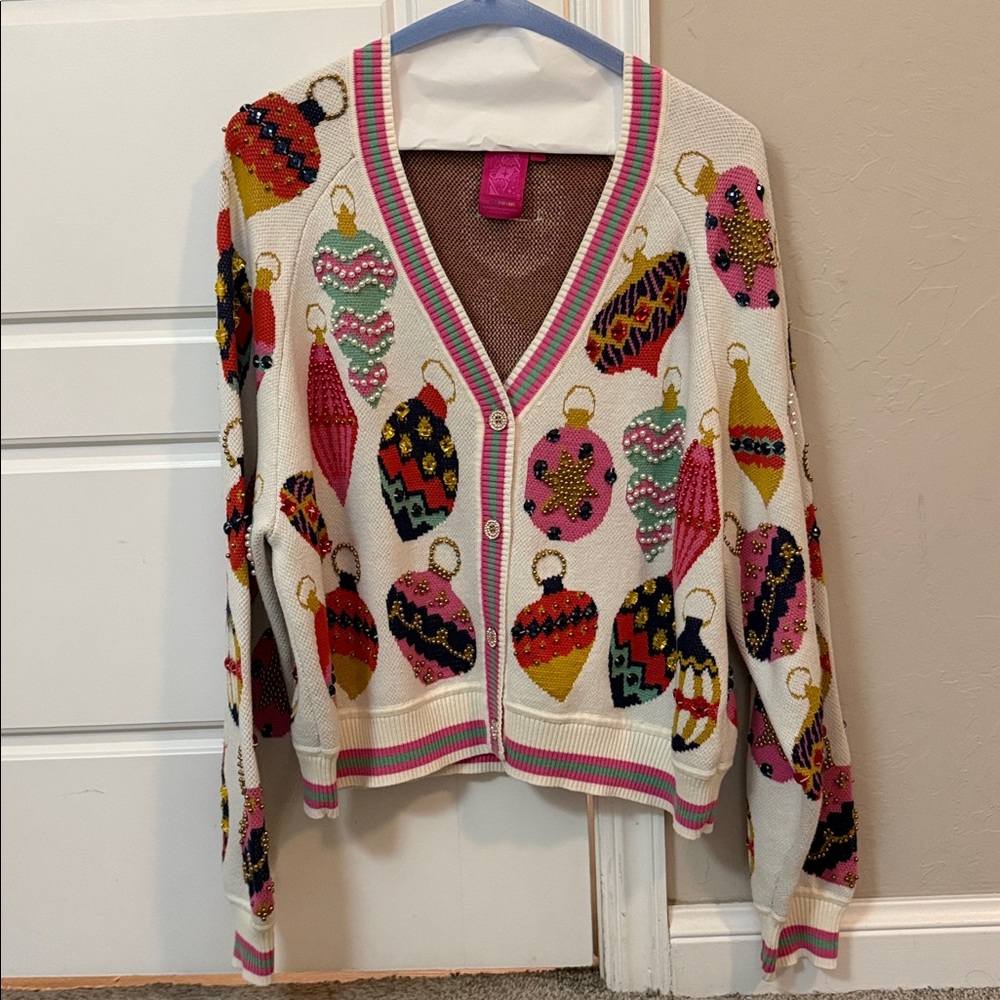 Queen of Sparkles Jeweled Ornament Cardigan - Picture 2 of 11